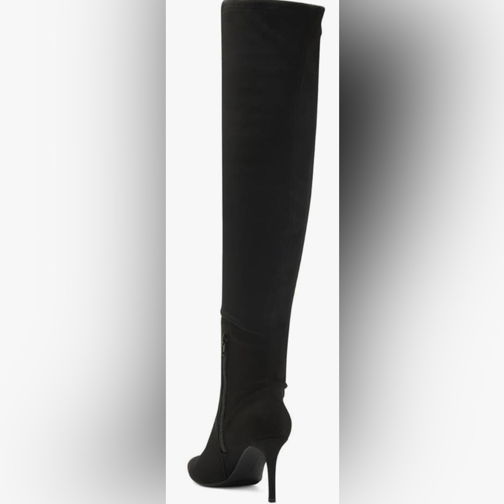 Black Knee-High Boots - Picture 2 of 3